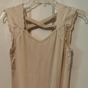 Easel brand cream tank